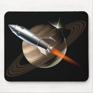 Alfombrilla De Ratón Espacio Rocket de Saturn