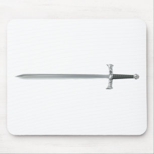 Alfombrilla De Ratón Espada plateada