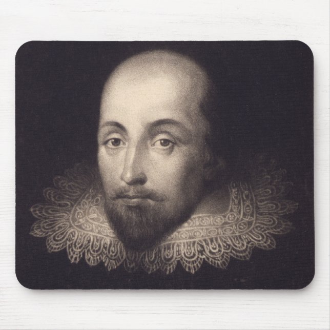 Alfombrilla De Ratón Espada "Retrato de Shakespeare" (Frente)
