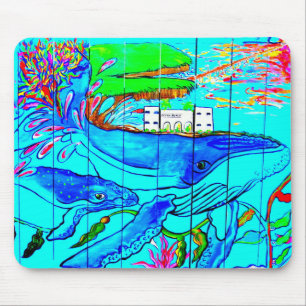 Alfombrilla De Ratón espadín de ballenas jorobadas