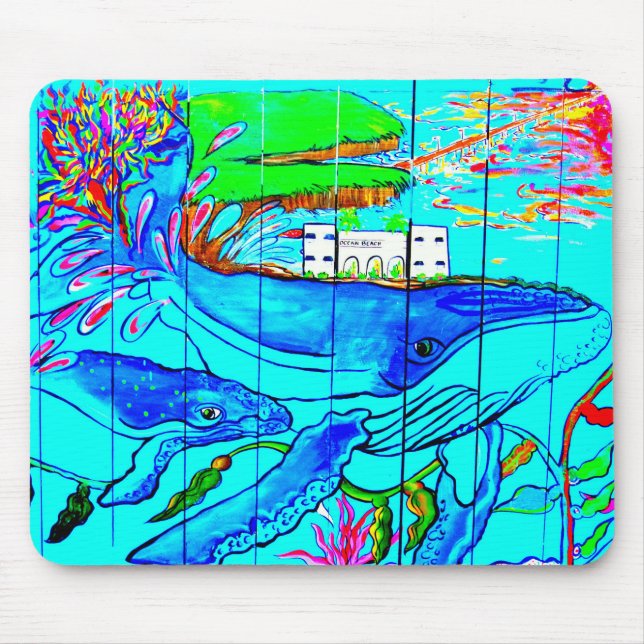 Alfombrilla De Ratón espadín de ballenas jorobadas (Frente)