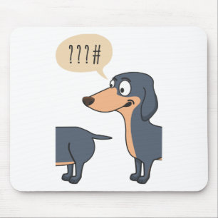 Alfombrilla De Ratón espalda de perro