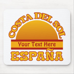 Alfombrilla De Ratón ESPAÑA Costa Del Sol personalizado mousepad