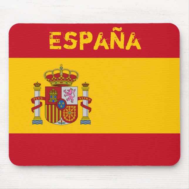 Alfombrilla De Ratón Español, cojín de ratón de España (Frente)