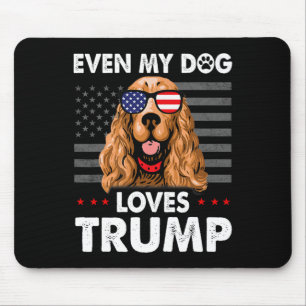 Alfombrilla De Ratón Español Hasta Mi Perro Ama A Trump Gracioso