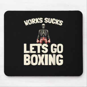 Alfombrilla De Ratón Esparrando de boxeo - Boxeador luchador de guantes