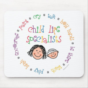 Alfombrilla De Ratón Especialistas Mousepad de la vida del niño