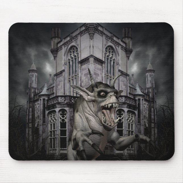 Alfombrilla De Ratón Espectacular demonio de Halloween (Frente)