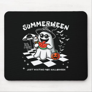 Alfombrilla De Ratón Espectacular Halloween verano Vibes calabaza Tee f