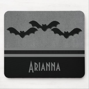 Alfombrilla De Ratón Espectacular murmullo de halloween, gris claro