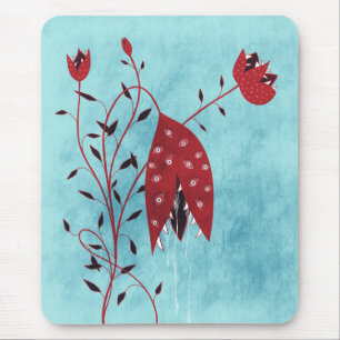 Alfombrilla De Ratón Espectacular planta carnívora de arte