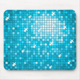 Alfombrilla De Ratón Espectáculo azul de disco