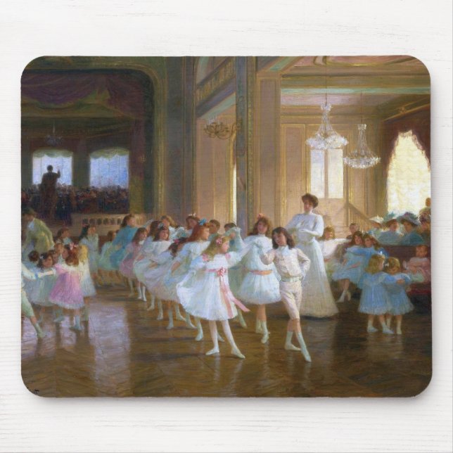 Alfombrilla De Ratón Espectáculo de baile (clase de ballet para bailari (Frente)
