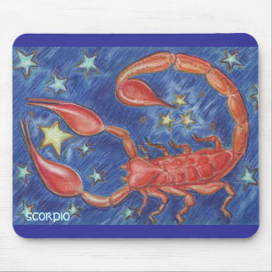 Alfombrilla De Ratón Espectáculo de Escorpio Zodiac