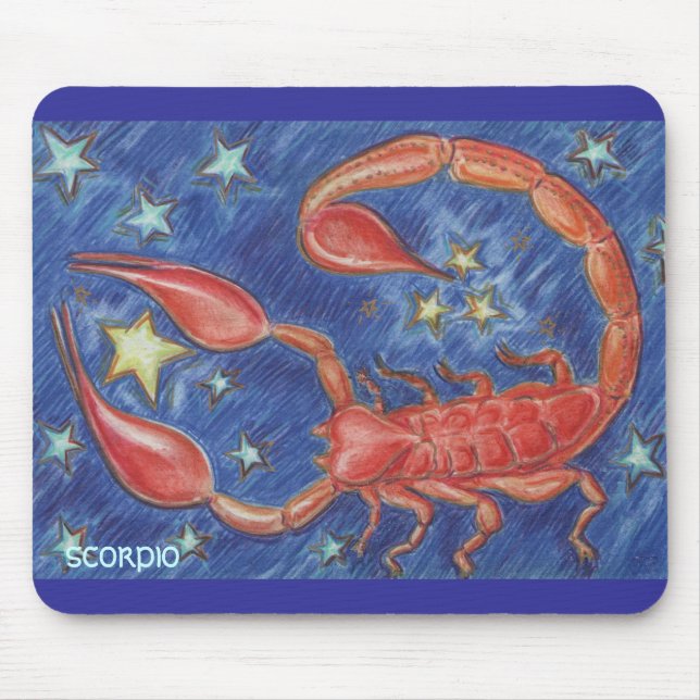 Alfombrilla De Ratón Espectáculo de Escorpio Zodiac (Frente)