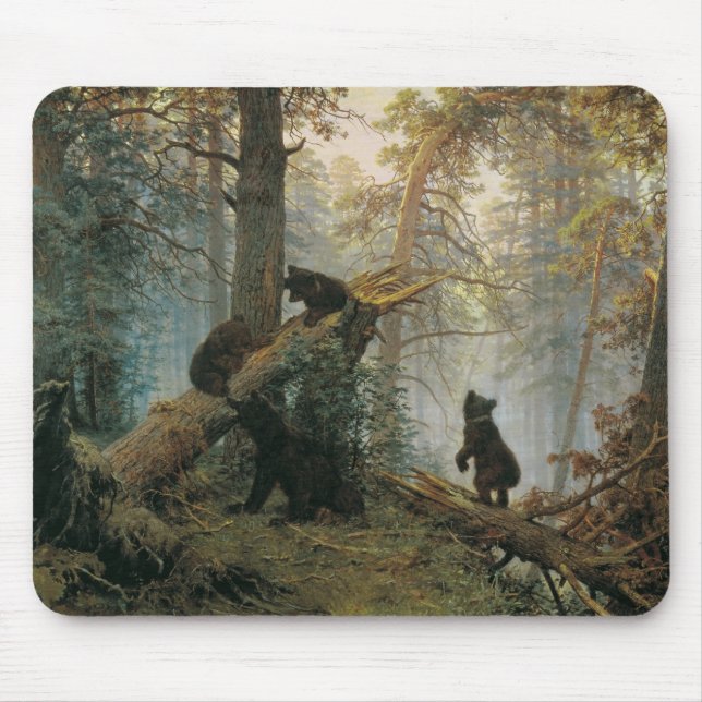 Alfombrilla De Ratón Espectáculo de Shiskin para el bosque (Frente)
