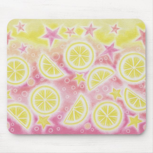 Alfombrilla De Ratón Espectáculo rosa de Lemonade (Frente)