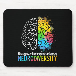 Alfombrilla De Ratón Espectro de autismo de neurodiversidad Asd Adhd Ra
