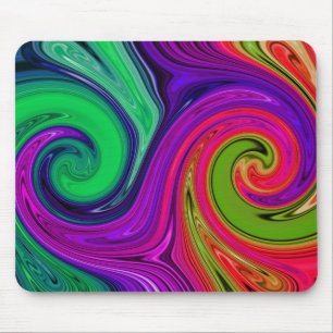 Alfombrilla De Ratón Espectro de colores Siete Mousepad Swirl