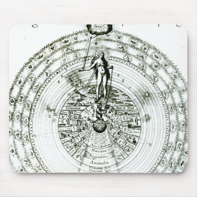 Alfombrilla De Ratón Espejo de la naturaleza en conjunto, una semejanza (Frente)