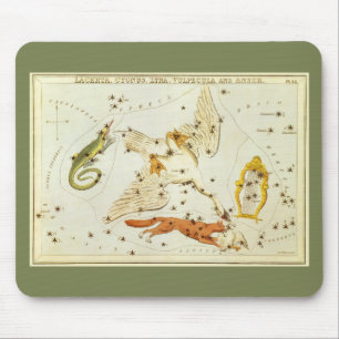 Alfombrilla De Ratón Espejo de Urania, Mapa Celeste de Astronomía Antig