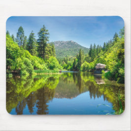 Alfombrilla De Ratón Espejo del Bosque: Lago Fulmor