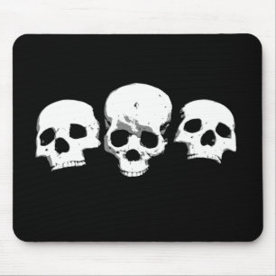 Alfombrilla De Ratón Espeluznantes Cránulos de Halloween Mousepad