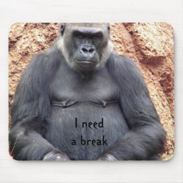 Alfombrilla De Ratón Esperando_ (Frente)