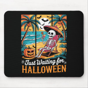 Alfombrilla De Ratón Esperando A Halloween Camisas Fantasmas Hombres
