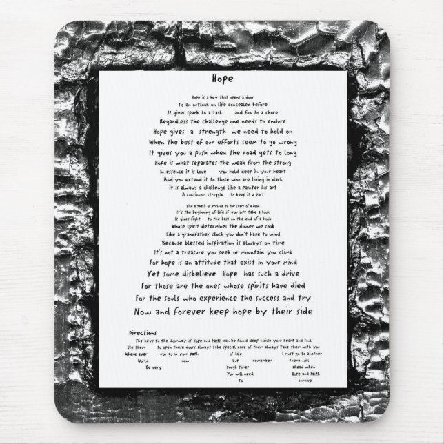 Alfombrilla De Ratón Esperanza (Frente)