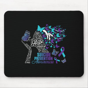 Alfombrilla De Ratón Esperanza Amor Prevención Suicidio Conciencia Mari