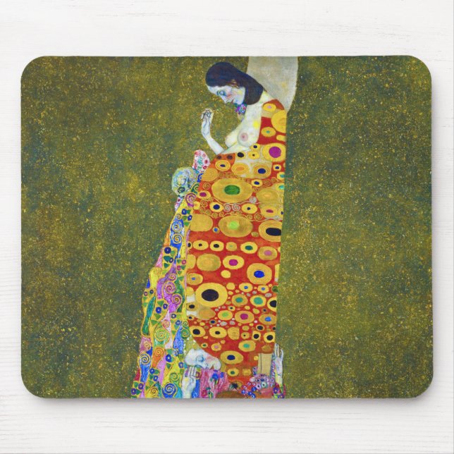 Alfombrilla De Ratón Esperanza, Gustav Klimt (Frente)