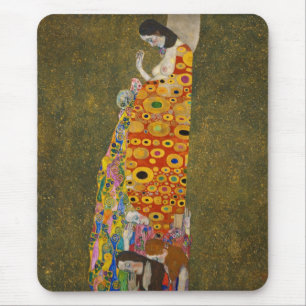 Alfombrilla De Ratón Esperanza II de Gustav Klimt, Arte Nouveau Antiguo