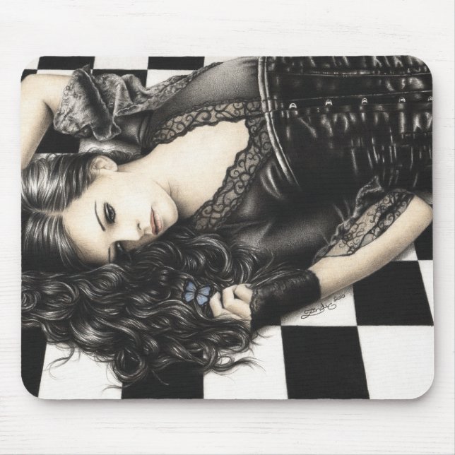 Alfombrilla De Ratón Esperanza oscura Mousepad (Frente)