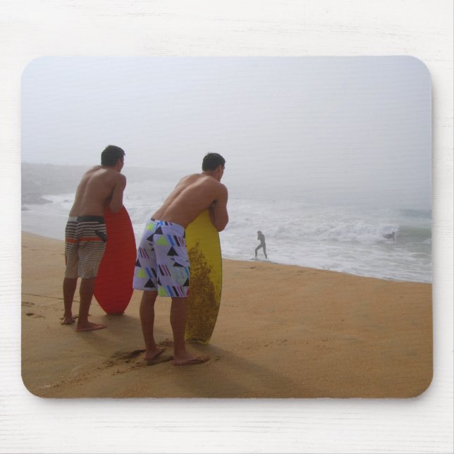 Alfombrilla De Ratón Esperar la onda perfecta Mousepad (Frente)