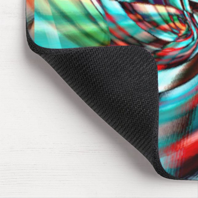 Alfombrilla De Ratón Espiral de píxeles aumentados con tono de vidrio m (Esquina)