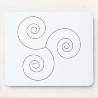 Alfombrilla De Ratón Espiral gris de la vida
