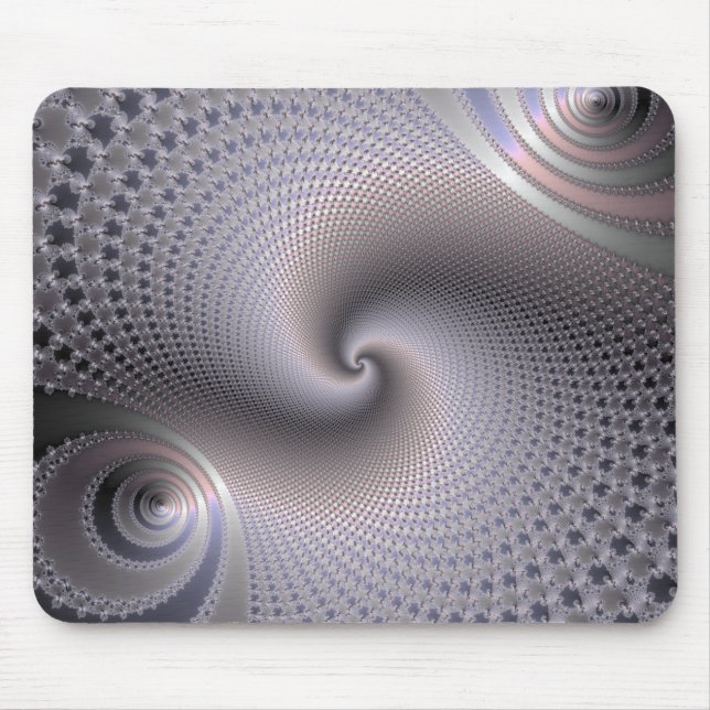 Alfombrilla De Ratón Espirales interminables - Arte Fractal (Frente)