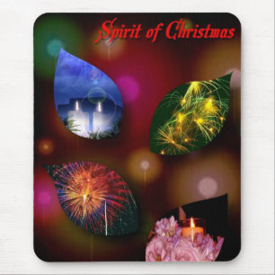 Alfombrilla De Ratón Espíritu de Navidades Mousepad