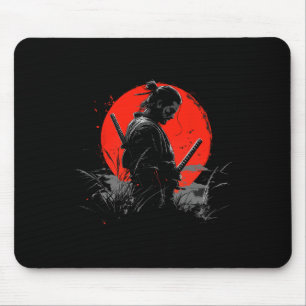 Alfombrilla De Ratón Espíritu samurai gráfico de guerrero moderno