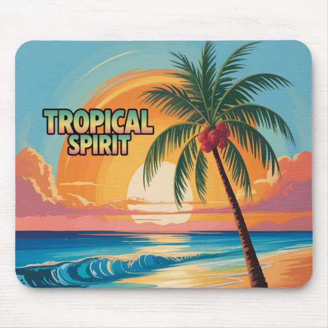 Alfombrilla De Ratón Espíritu Tropical (Frente)