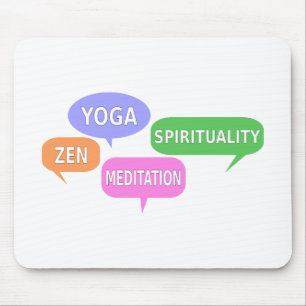 Alfombrilla De Ratón Espiritualidad de yoga Discurso de meditación zen