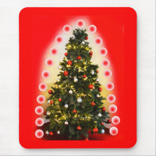 Alfombrilla De Ratón Espíritus del árbol de Navidad