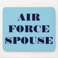 Esposa de la Fuerza Aérea Mousepad