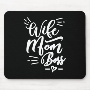 Alfombrilla De Ratón Esposa Mamá Boss