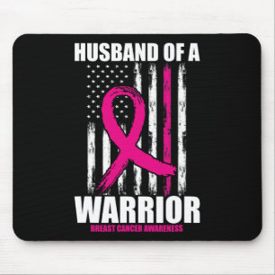 Alfombrilla De Ratón Esposo de un guerrero con bandera estadounidense c