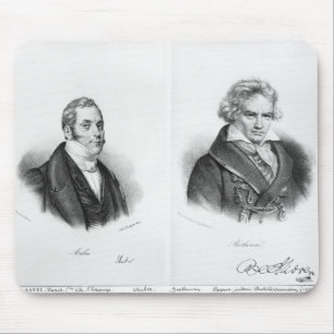 Alfombrilla De Ratón Esprit Auber y Ludwig van Beethoven