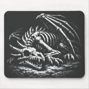 Alfombrilla De Ratón Esqueleto de Dragón — por BurnsInHell