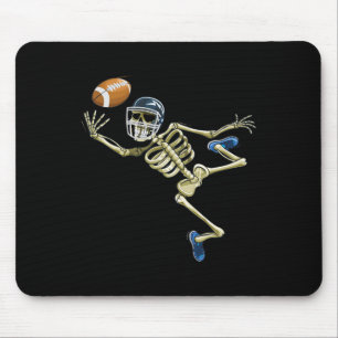 Alfombrilla De Ratón Esqueleto de fútbol americano Halloween Hombres Pi