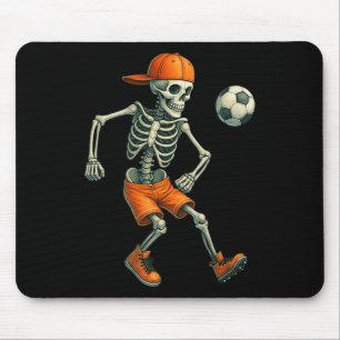 Alfombrilla De Ratón Esqueleto de fútbol de Halloween Byll Temporada es